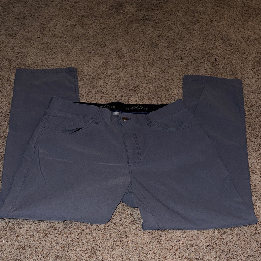 Eddie Bauer Men's Gray Chinos